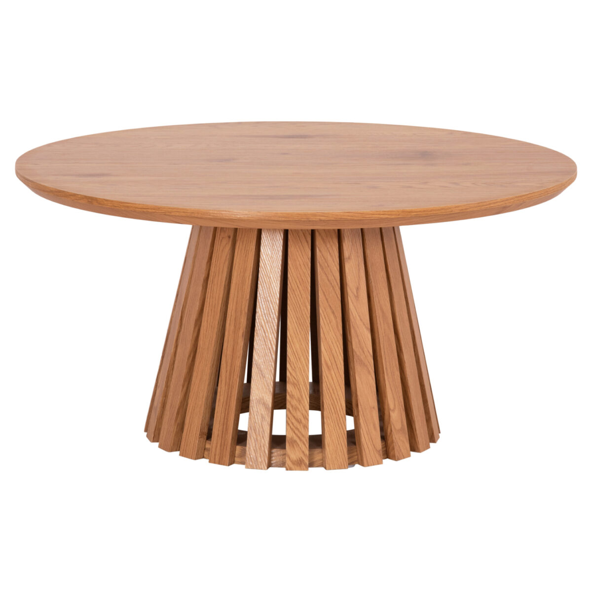 trapezi-salonioy-fb918024-mdf-se-anoicht ΤΡΑΠΕΖΙ ΣΑΛΟΝΙΟΥ TALBERT LH10.18024 MDF ΣΕ ΑΝΟΙΧΤΟ ΦΥΣΙΚΟ ΞΥΛΟΥ Φ80x40,5Υεκ. - Image 1