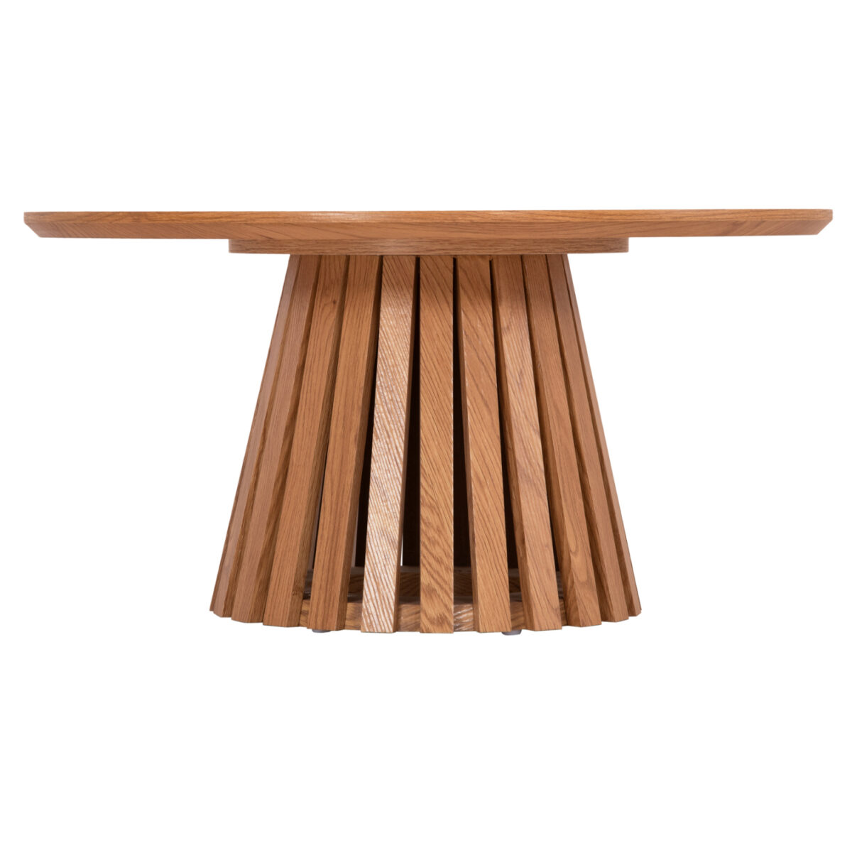 ΤΡΑΠΕΖΙ ΣΑΛΟΝΙΟΥ TALBERT LH10.18024 MDF ΣΕ ΑΝΟΙΧΤΟ ΦΥΣΙΚΟ ΞΥΛΟΥ Φ80x40,5Υεκ. - Image 3