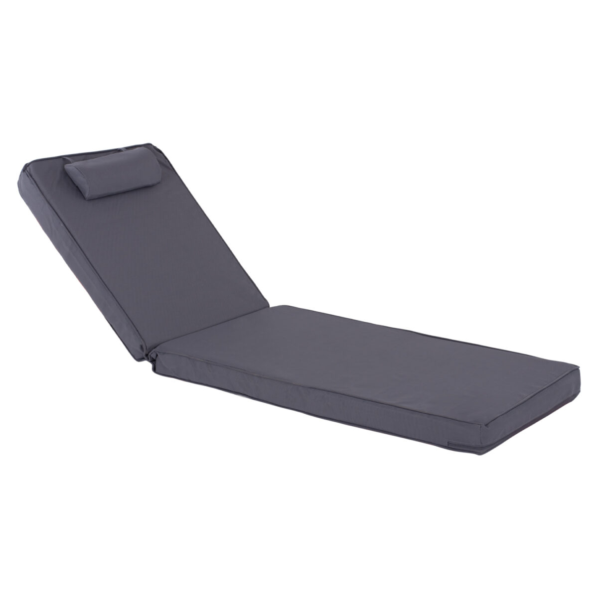 maxilari-xaplostras-textilene-gkri-fb911 ΜΑΞΙΛΑΡΙ ΞΑΠΛΩΣΤΡΑΣ TEXTILENE 600gr SIFNOS ΓΚΡΙ LH10.11236.30T 196(117+1+78)x58x9εκ. - Image 1