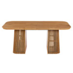 ΤΡΑΠΕΖΙ ΤΡΑΠΕΖΑΡΙΑΣ ΕΠΕΚΤΕΙΝΟΜΕΝΟ VERLO LH10.18436 MDF ΣΕ ΦΥΣΙΚΟ 120/150/180x90x75Υεκ. - Image 5