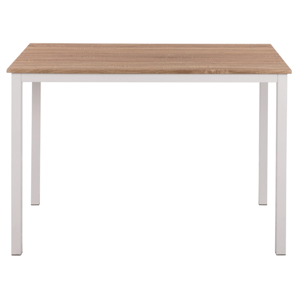 ΤΡΑΠΕΖΙ ΤΡΑΠΕΖΑΡΙΑΣ GOOSE LH10.9532.02 MDF SONAMA-ΛΕΥΚΟ ΜΕΤΑΛΛΟ 120X80Χ75Yεκ. - Image 3