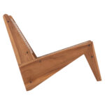 ΚΑΡΕΚΛΑ LOUNGE LUKILLA LH10.9913 ΞΥΛΟ TEAK ΣΕ ΦΥΣΙΚΟ--ΣΥΝΘ.ΣΧΟΙΝΙ ΜΠΕΖ 55,5x74x65Υεκ. - Image 4