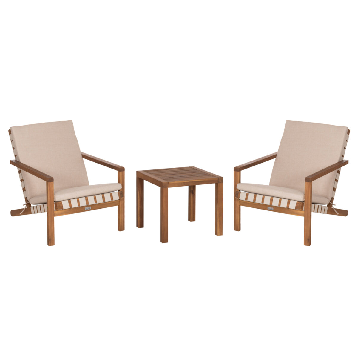 lounge-set-exchoroy-3tmch-fb910982-xylo- LOUNGE ΣΕΤ ΕΞ.ΧΩΡΟΥ 3ΤΜΧ DAME LH10.10982 ΞΥΛΟ ΑΚΑΚΙΑΣ--ΣΧΟΙΝΙ STRAP & ΜΑΞΙΛΑΡΙΑ ΣΕ ΜΠΕΖ - Image 1