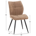 ΣΕΤ ΤΡΑΠΕΖΑΡΙΑΣ 7ΤΜΧ MARBLEX LH10.11394.03 ΚΕΡΑΜΙΚΟ TOP PANDORA--ΚΑΡΕΚΛΕΣ ΥΦΑΣΜΑ TAUPE - Image 2
