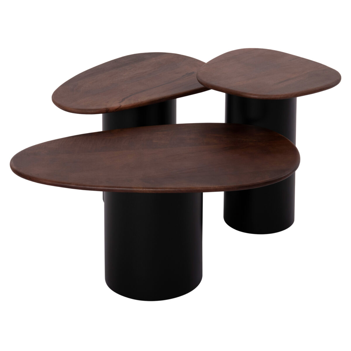 trapezia-salonioy-3tmch-fb918004-mango-t ΤΡΑΠΕΖΙA ΣΑΛΟΝΙΟΥ 3ΤΜΧ PEBBLES LH10.18004 MANGO TOP-ΜΕΤΑΛΛΙΚΕΣ ΜΑΥΡΕΣ ΒΑΣΕΙΣ - Image 1