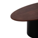 ΤΡΑΠΕΖΙA ΣΑΛΟΝΙΟΥ 3ΤΜΧ PEBBLES LH10.18004 MANGO TOP-ΜΕΤΑΛΛΙΚΕΣ ΜΑΥΡΕΣ ΒΑΣΕΙΣ - Image 5